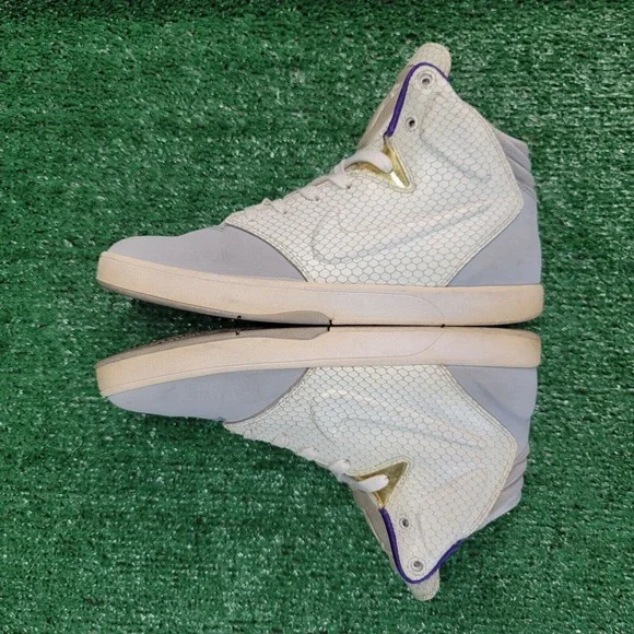 Nike Kobe 9 Men's Size 9 Shoes Lifestyle Wolf Grey White Mamba 630774-001 - Picture 5 of 13